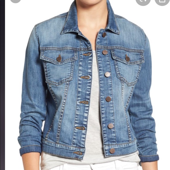 kut from the kloth helena denim jacket sweet wash